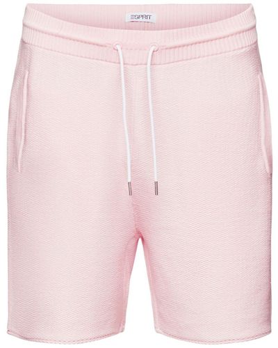 Esprit Shorts Sweatshorts aus Baumwolle (1-tlg) - Pink