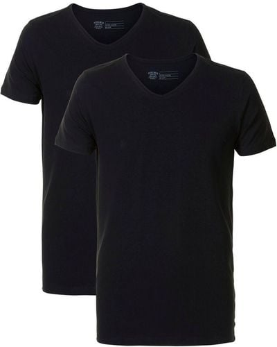 Petrol Industries T-Shirt (2 Stück) - Schwarz