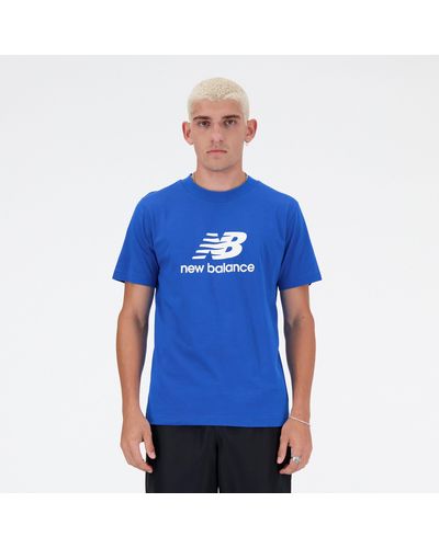 New Balance MENS LIFESTYLE T-SHIRT - Blau