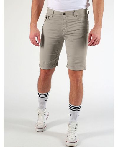 Miracle of Denim Shorts Ricardo (1-tlg) im 5-Pocket-Style - Grau