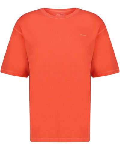 GANT T-Shirt SUNFADED - Orange