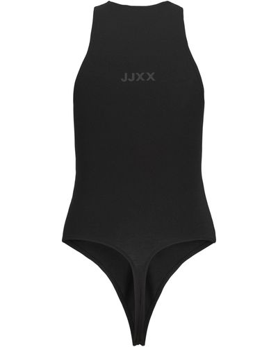 JJXX Shirtbody Ivy (1-tlg) Plain/ohne Details - Schwarz