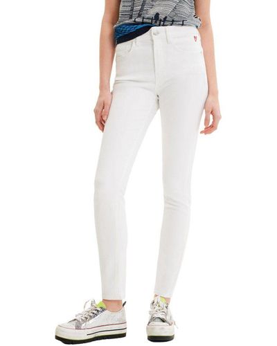 Desigual 5-Pocket-Jeans - Weiß
