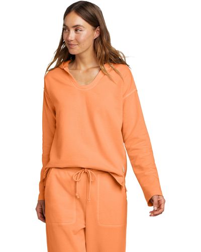 Eddie Bauer Kapuzensweatshirt Cozy Camp Easy Sweatshirt mit Kapuze - Orange