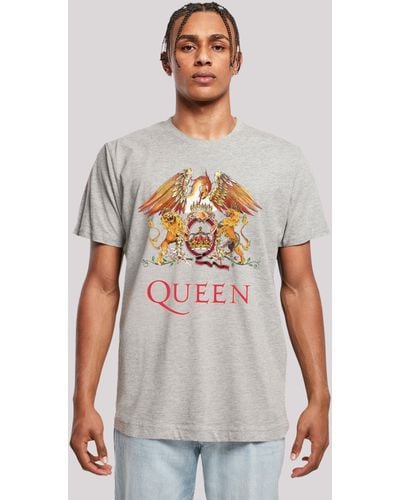 Natur Crest DE Herren Queen SIZE für T-Shirt Classic | Lyst PLUS Angabe F4NT4STIC Keine in