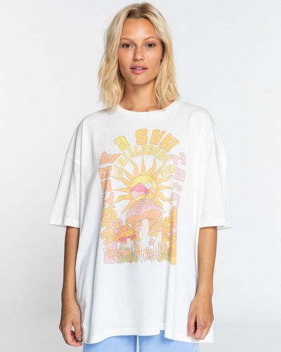 Billabong T-Shirt Take A Sun Trip - Weiß