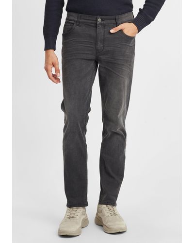 Solid 5-Pocket-Jeans SDFinlay - Grau