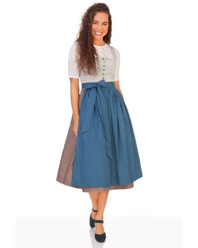 hammerschmid Dirndl lang 2tlg. - Blau