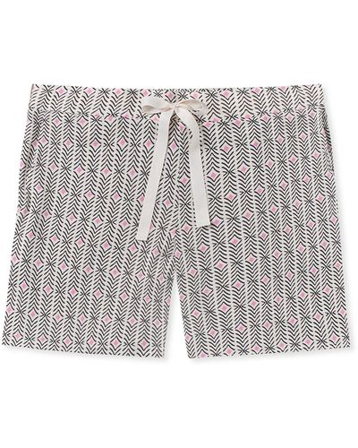 Schiesser Pyjamashorts 95/5 schlaf-hose pyjama schlafmode - Grau