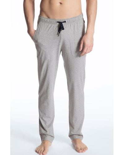CALIDA Homewearhose Hose mit Seitentaschen 29081 - Grau