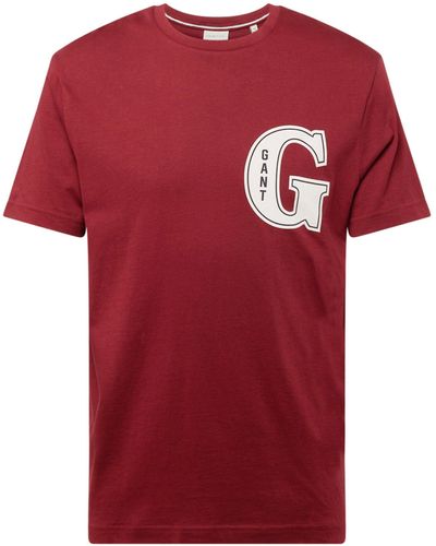 GANT T-Shirt (1-tlg) - Rot