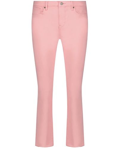 NYDJ 7/8-Jeans Sheri Ankle Fray Hem Schlankmachende Passform - Pink