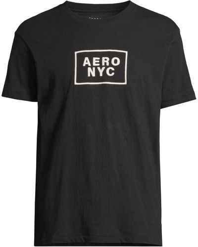 Aéropostale T-Shirt (1-tlg) - Schwarz