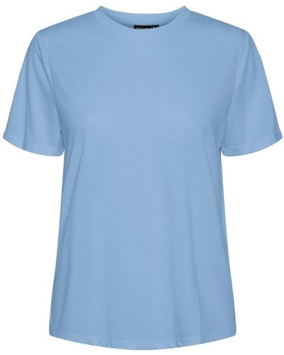 Pieces T-Shirt - Blau