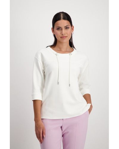 Monari T-Shirt Sweatshirt - Weiß