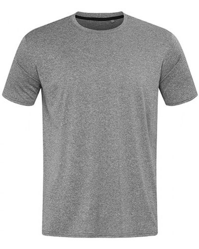Stedman Rundhalsshirt Shirt Recycled Sports-T Move - Grau
