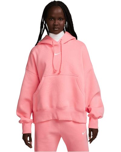 Nike Sweater Phoenix Fleece Oversized Hoody - Pink