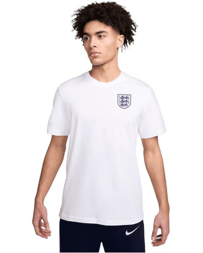 Nike England Crest T-Shirt EM 2024 default - Weiß