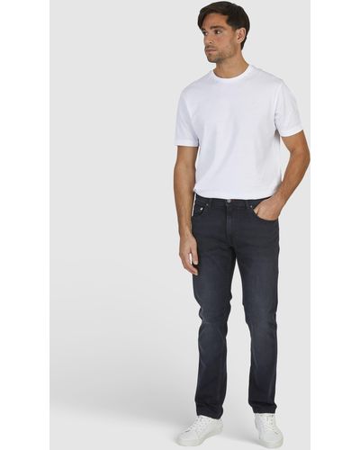 Hechter Paris 5-Pocket-Jeans Unimuster - Weiß