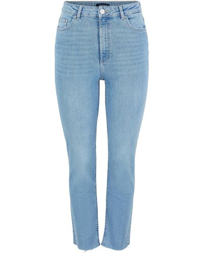 Pieces Mom-Jeans - Blau