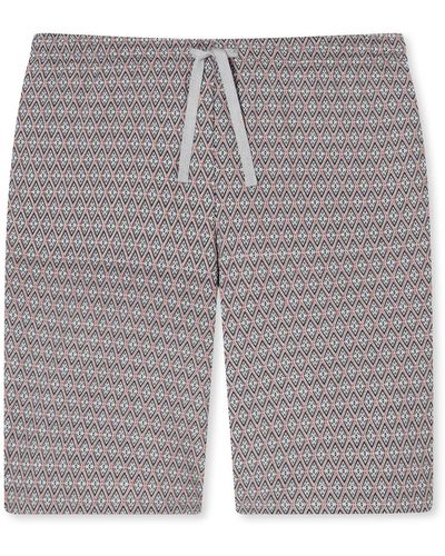 Schiesser Pyjamashorts Mix & Relax schlaf-hose pyjama schlafmode - Grau