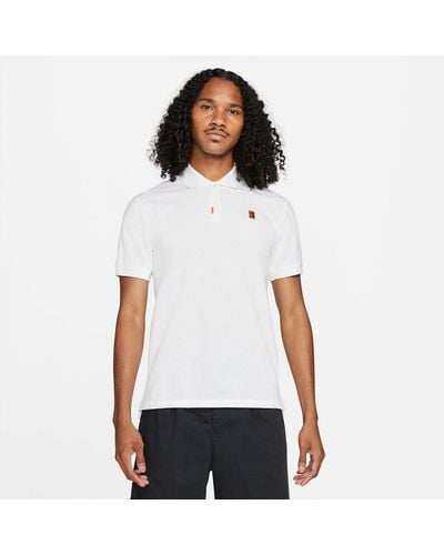Nike Das Polo Poloshirt in schmaler Passform - Weiß