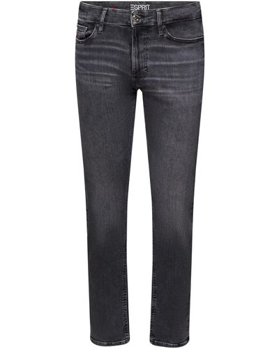 Esprit Slim-fit- Schmale Jeans mit mittlerer Bundhöhe - Grau