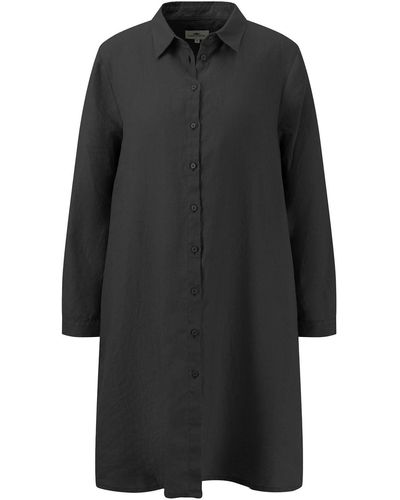 Fynch-Hatton Blusenkleid mit Markenlabel - Schwarz