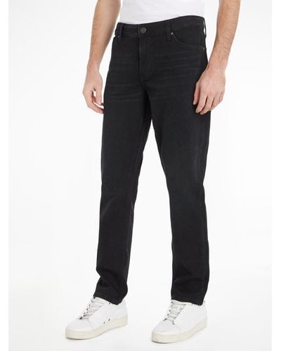 Calvin Klein Jeans SLIM FIT RINSE BLACK im 5-Pocket-Style - Schwarz