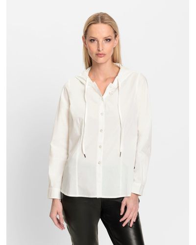 heine Klassische Bluse - Weiß