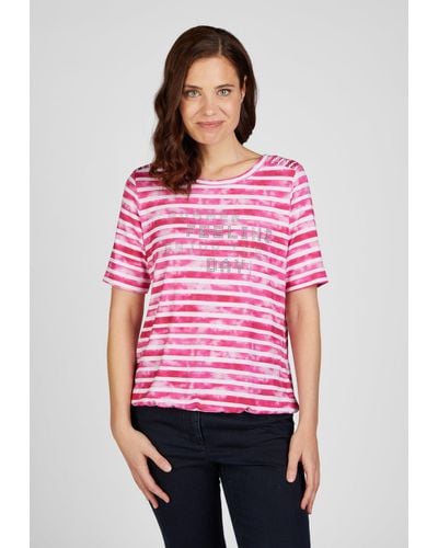 Rabe Print- T-Shirt - Pink