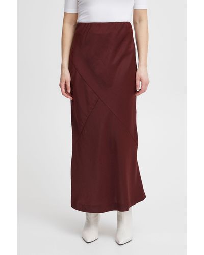 B.Young A-Linien-Rock BYDOLORA SKIRT - Lila