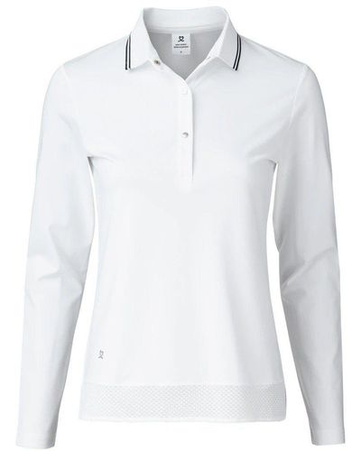 Daily Sports Poloshirt Corina Longsleeve Polo White - Weiß