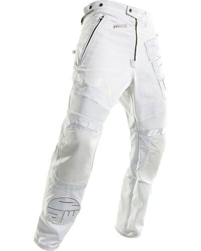 G-Star RAW Tapered-fit-Jeans E ADVERT MOTO PANTS Webkante Leinwand/ ARAI SELVEDGE CANVAS - Weiß