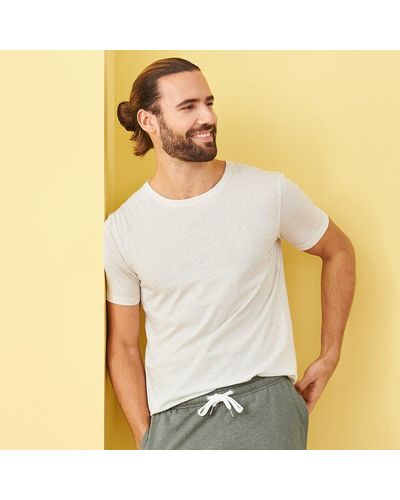 Living Crafts Shirt FABIAN Hochwertige T-Shirts aus feinem Single Jersey - Gelb