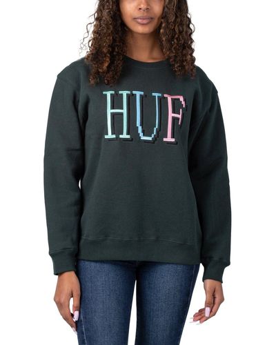 Huf Sweater 8-Bit Sweatshirt - Schwarz