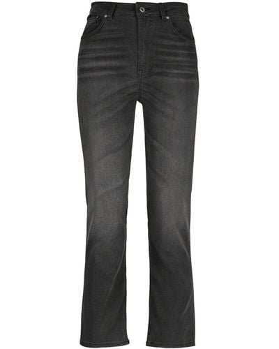 GANT 5-Pocket- Cropped Jeans Flare - Grau