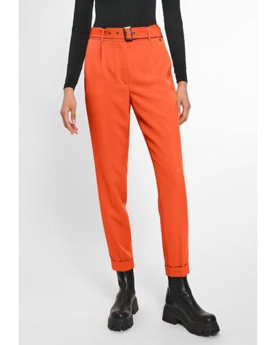 Basler Stoffhose Trousers - Orange