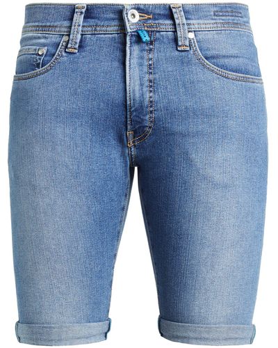 Pierre Cardin 5-Pocket-Jeans FUTUREFLEX SHORTS mid blue used 3452 8880.32 - Blau