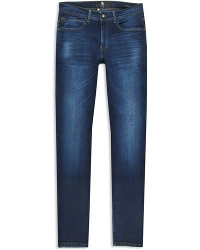 Otto Kern 5-Pocket-Jeans John Stretch Denim - Blau