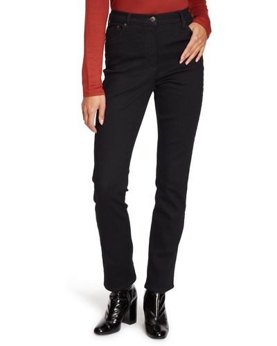 Betty Barclay Regular-fit-Jeans mit hohem Bund - Schwarz