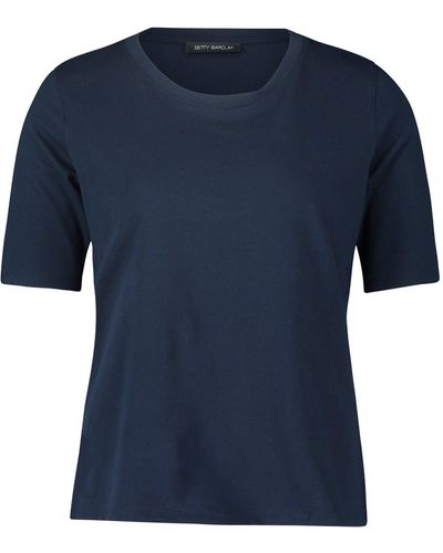 Betty Barclay Kurzarmhemd Shirt Kurz 1/2 Arm - Blau