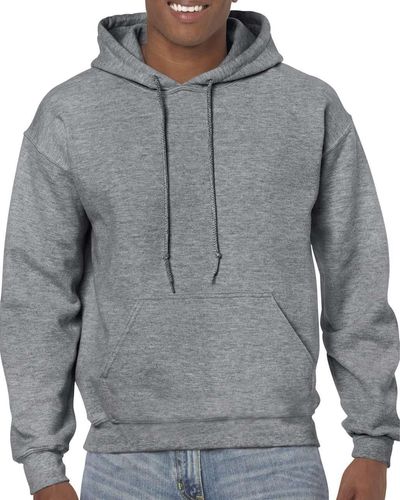 Gildan Hoodie Kapuzenpullover Sweatshirt Langarmshirt Sweater - Grau