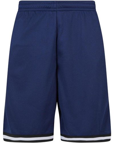 Urban Classics Stripes Mesh Shorts - Blau