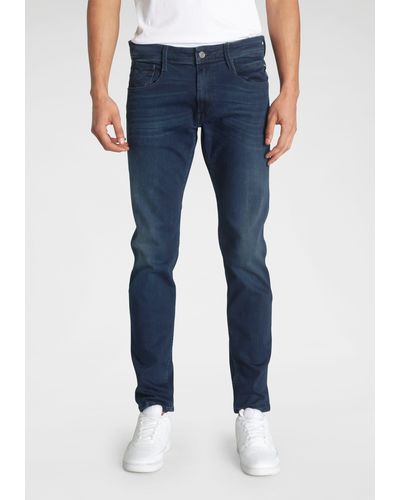Replay Slim-fit-Jeans Anbass Superstretch - Blau