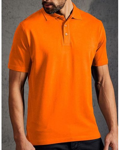 Promodoro Poloshirt Superior Polo / Baumwoll-Piqué - Orange