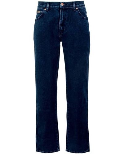 Wrangler Straight-Jeans - Blau