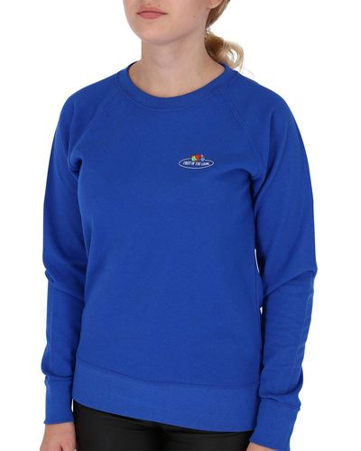 Fruit Of The Loom Leichtes Sweatshirt mit Vintage-Logo - Blau