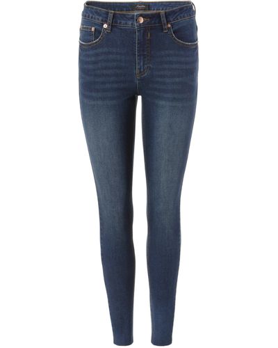 Aniston CASUAL Skinny-fit-Jeans regular waist - Blau