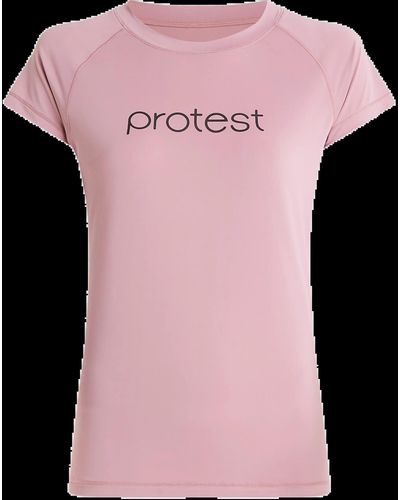 Protest Langarmshirt PRTKILDA rashguard short sleeve - Pink